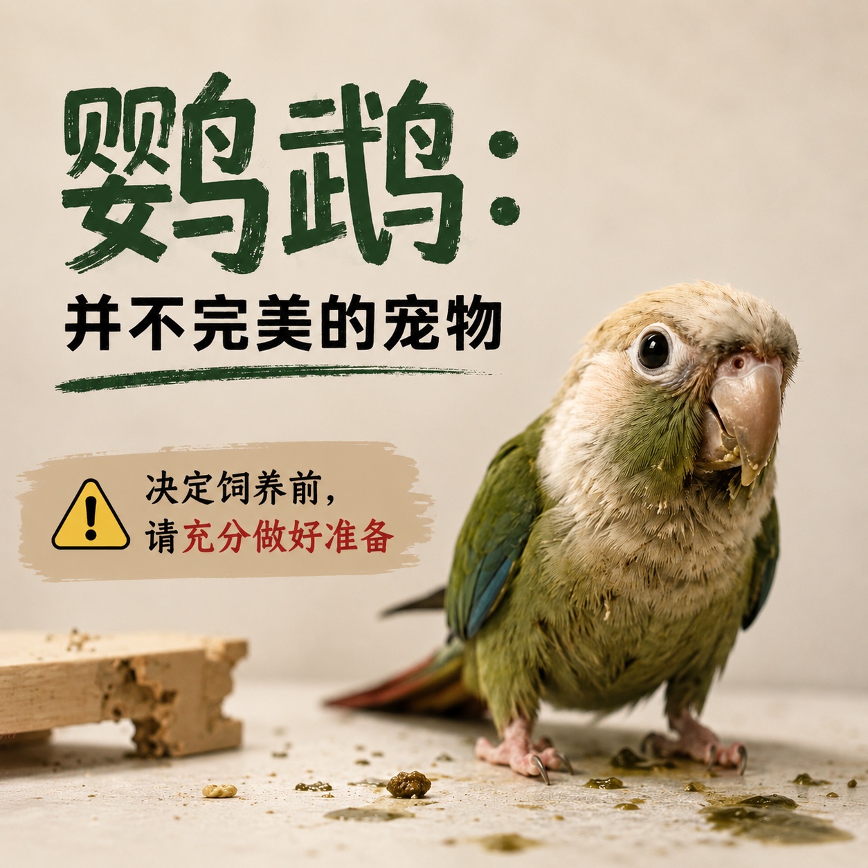鹦鹉：并不完美的宠物