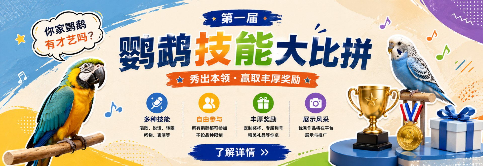 鹦鹉技能比赛
